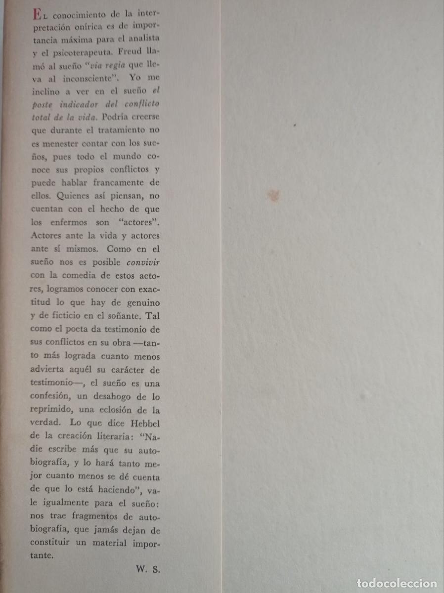 Libros: PROGRESOS Y TECNICA EN LA INTERPRETACION DE LOS SUE&Ntilde;OS 1&ordf;EDICION - Foto 4