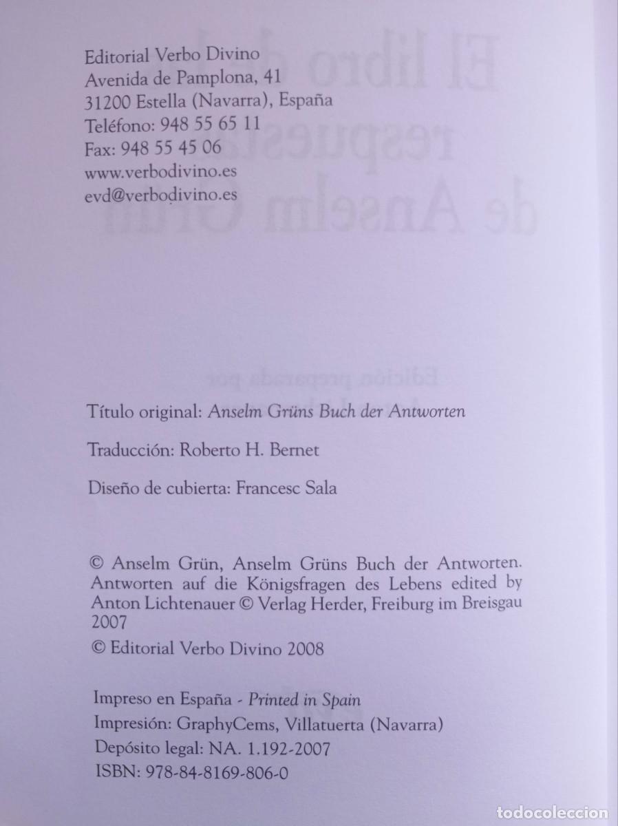 Libros: El libro de las respuestas de Anselm Gr&uuml;n - Foto 6