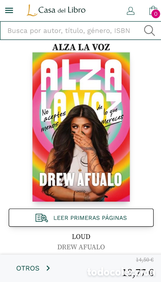 Libros: ✅NUEVO ALZA LA VOZ de DREW AFUALO - Foto 2