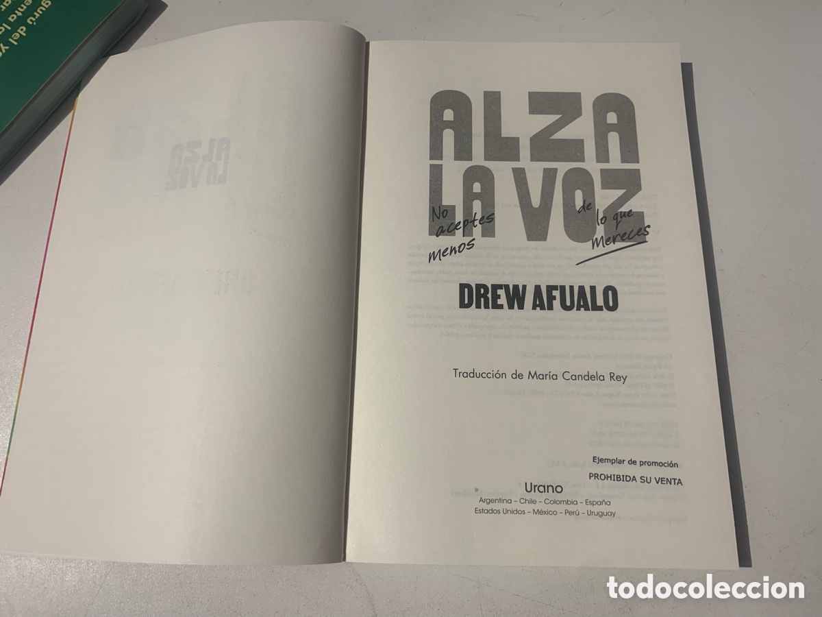 Libros: ✅NUEVO ALZA LA VOZ de DREW AFUALO - Foto 3