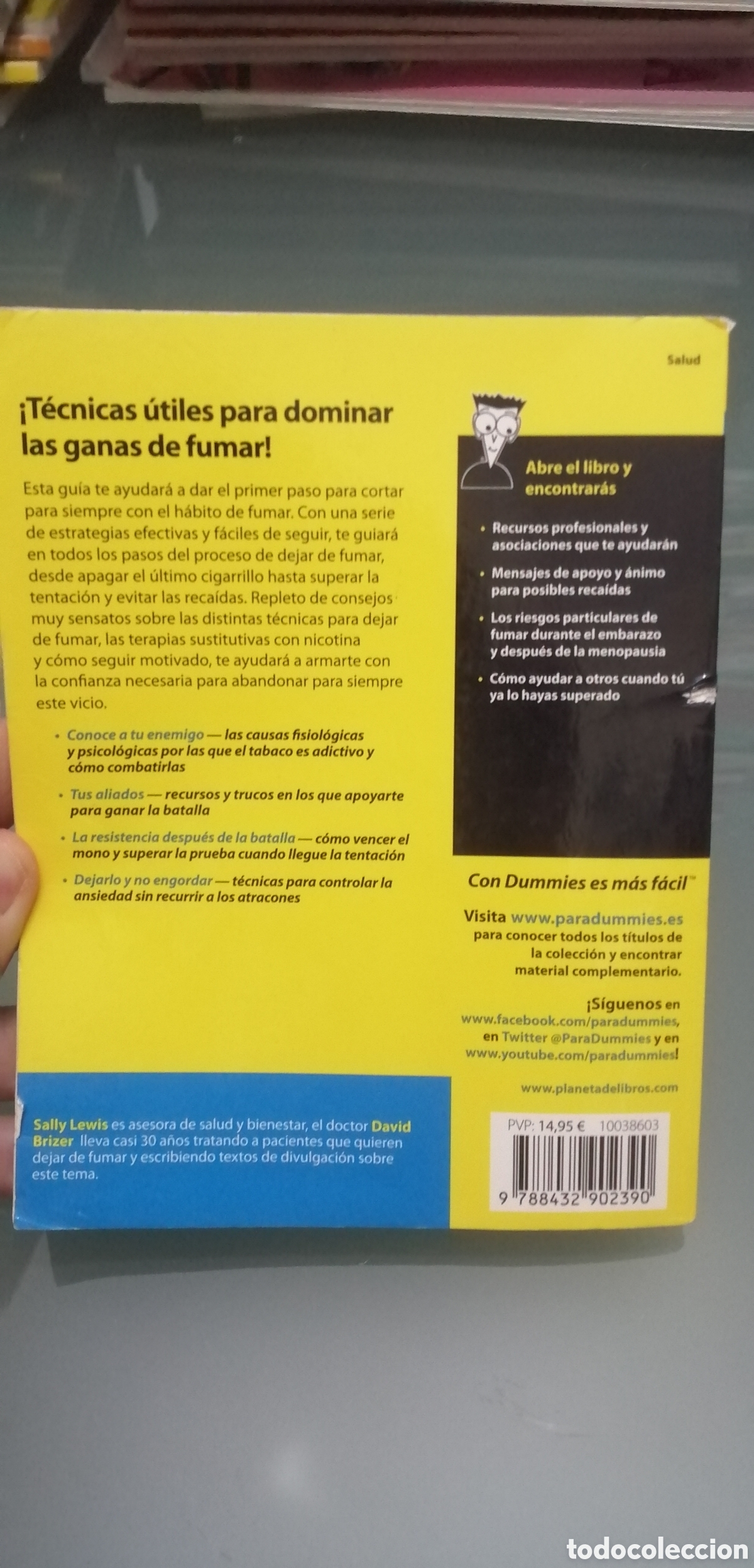 Libros: Dejar de fumar para Dummies Sally Davis y Dr. David Brizer Edici&oacute;n 2015 - Foto 4