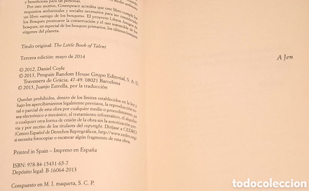 Libros: El peque&ntilde;o libro del talento - Daniel Coyle - Conecta - Foto 3