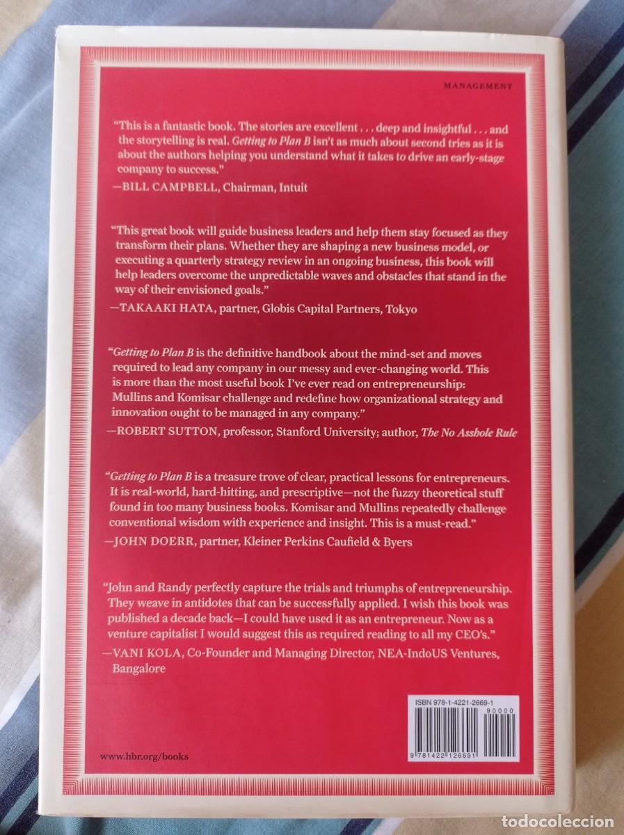 Libros: Getting to Plan B , John Mullins , Randy Komisar - Foto 2