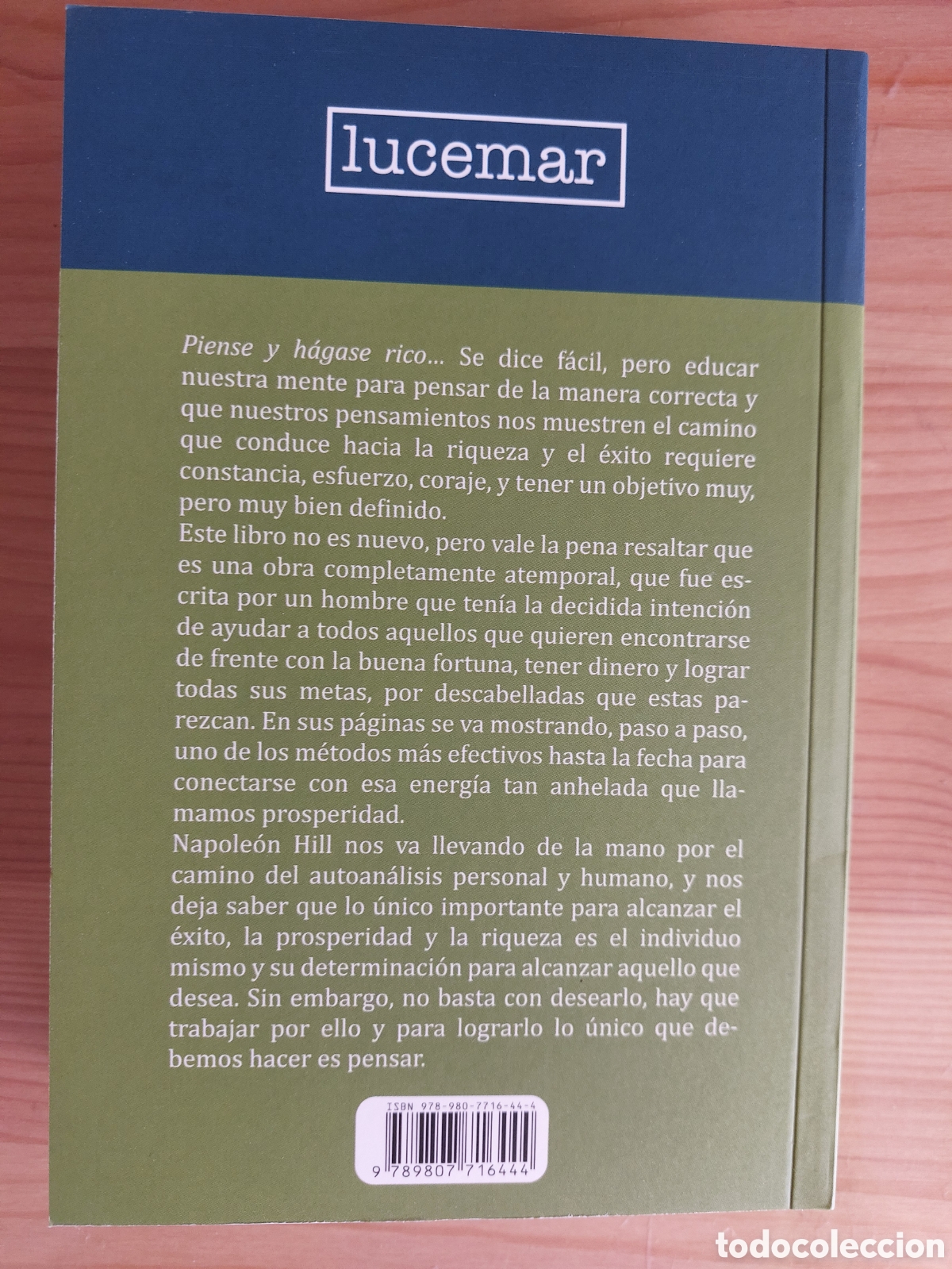 Libros: Piense y h&aacute;gase rico, de Napole&oacute;n Hill - Foto 4