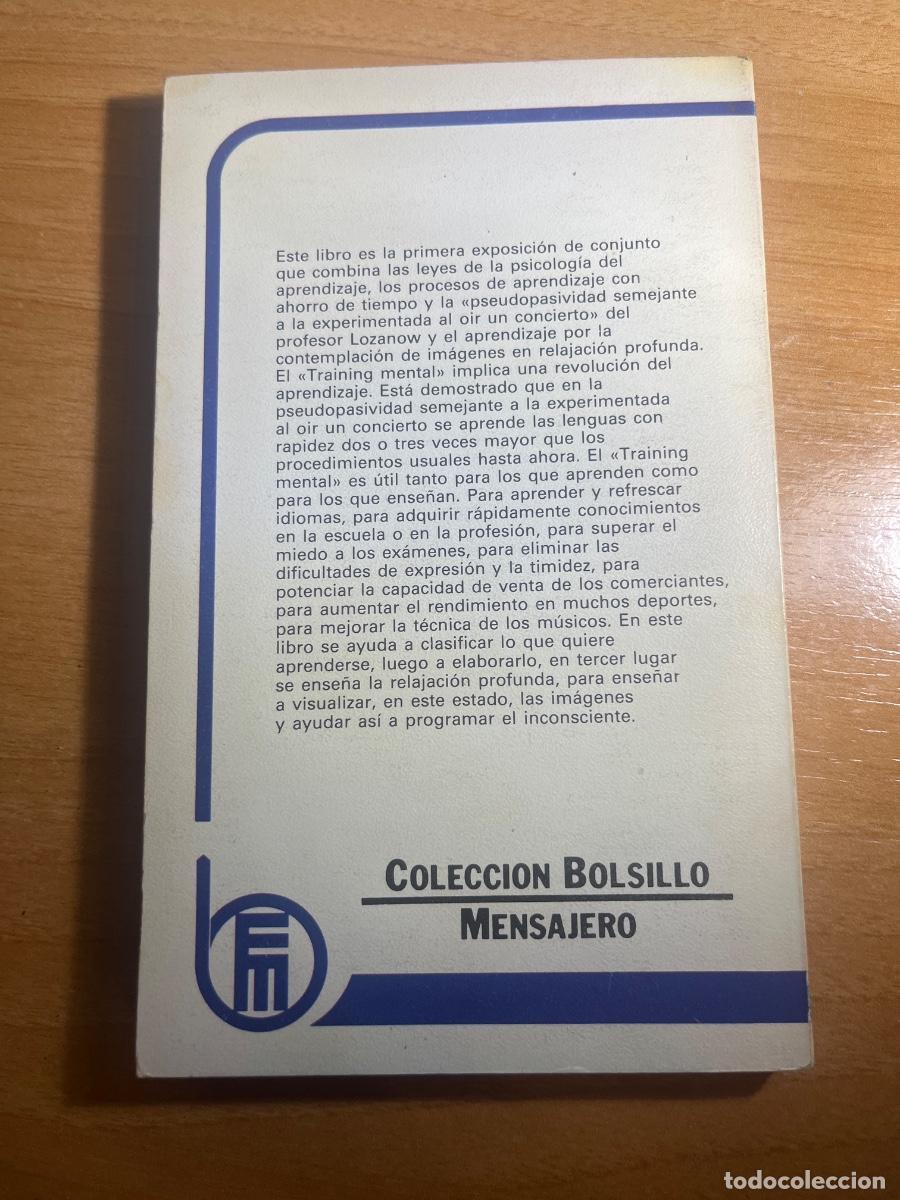 Libros: Libro Training Mental | Dr A Bierach | 1986 - Foto 2