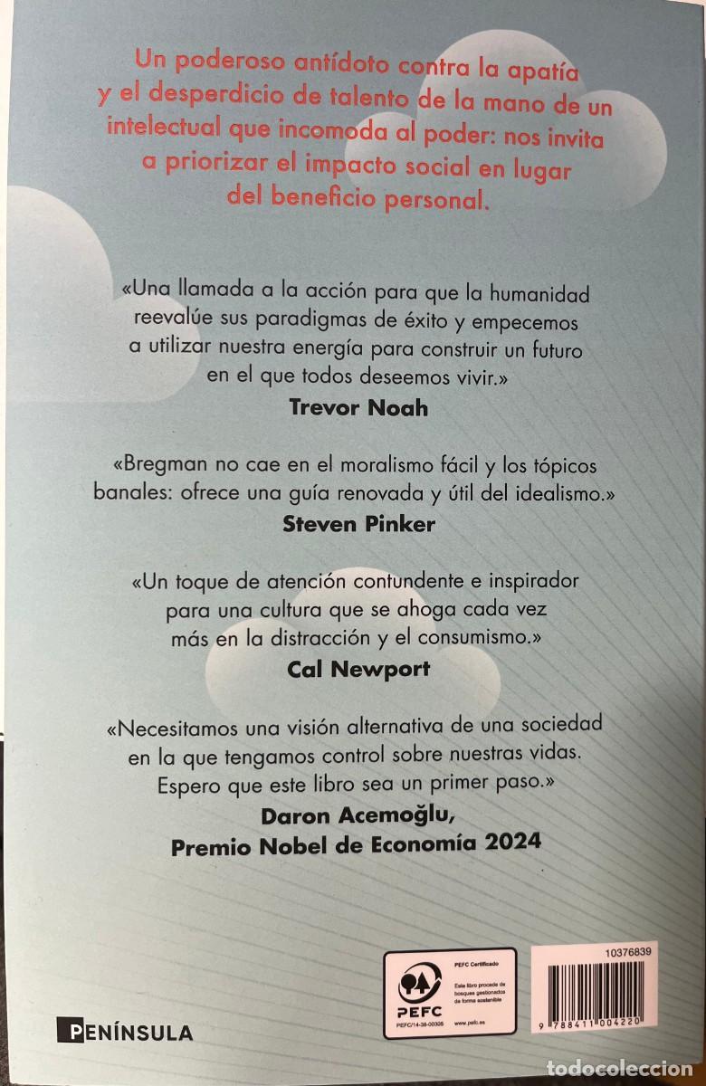 Libros: AMBICI&Oacute;N MORAL, RUTGER BREGMAN, EDICIONES PENINSULA - Foto 2