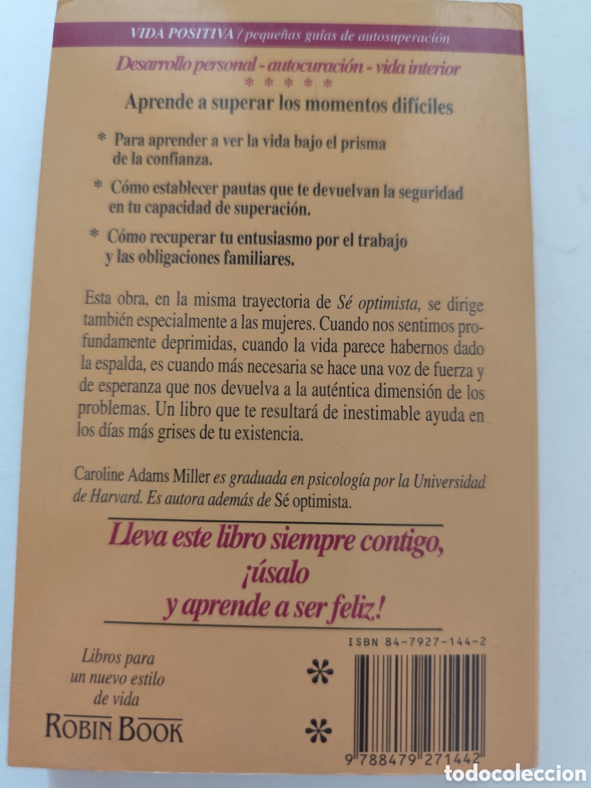 Libros: Lecciones de optimismo. Caroline Adams Miller - Foto 2
