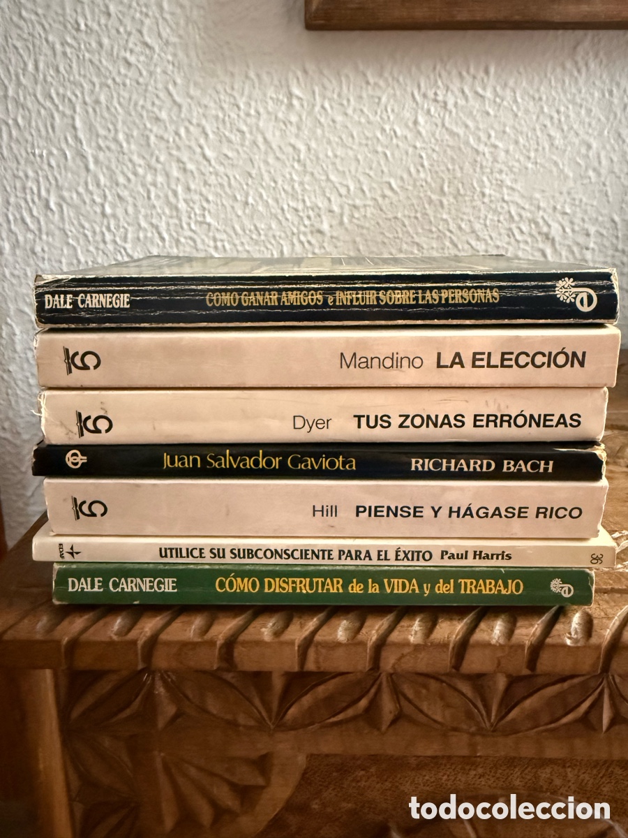 Libros: Lote 7 libros Cl&aacute;sicos Autoayuda y Desarrollo Personal