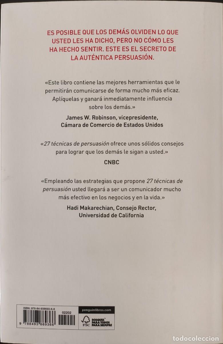 Libros: 27 T&eacute;cnicas de persuasi&oacute;n - Foto 2