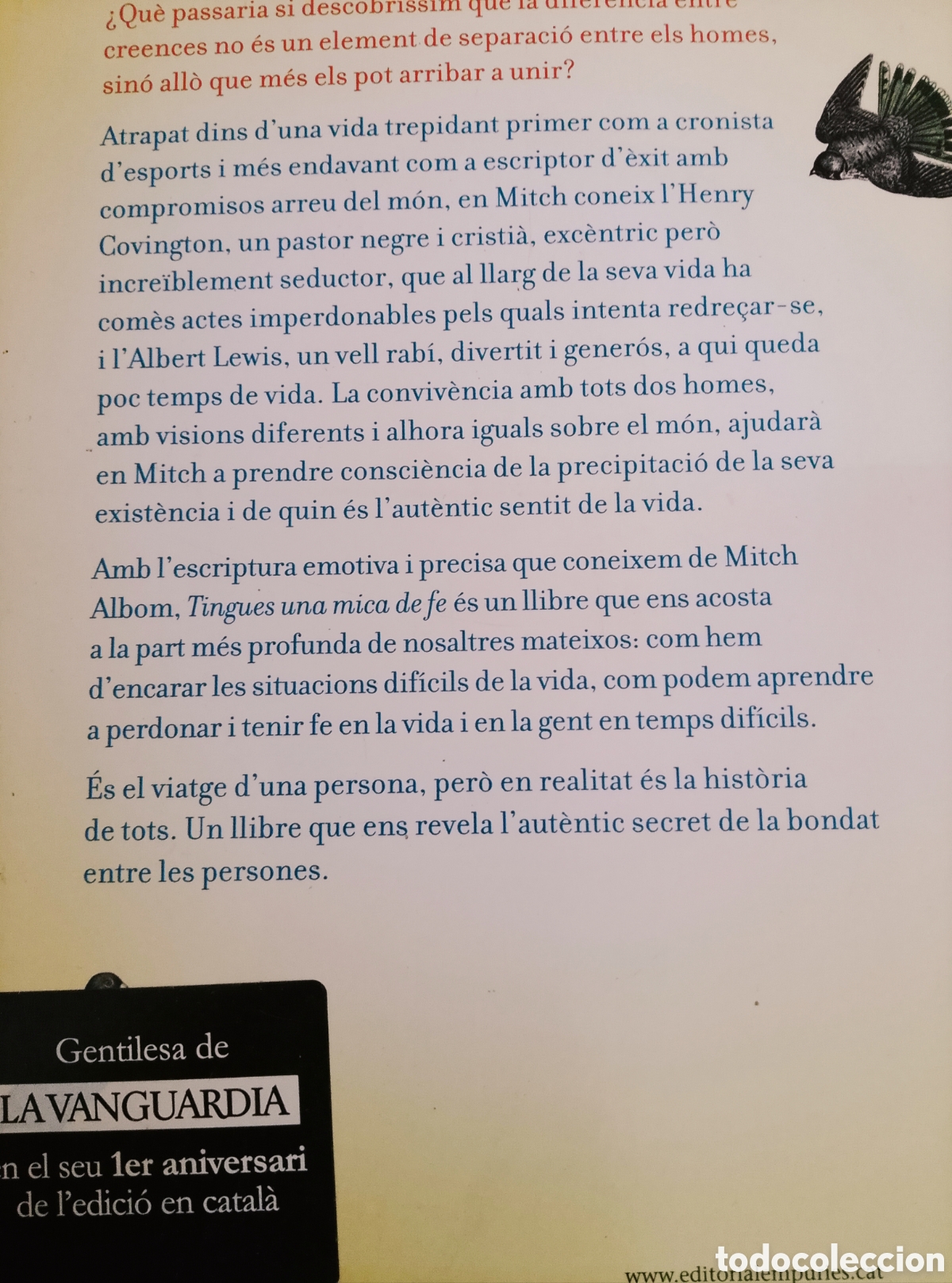 Libros: Libro &rdquo; Tingues una mica de fe&rdquo; Mitch Alborn - Foto 7