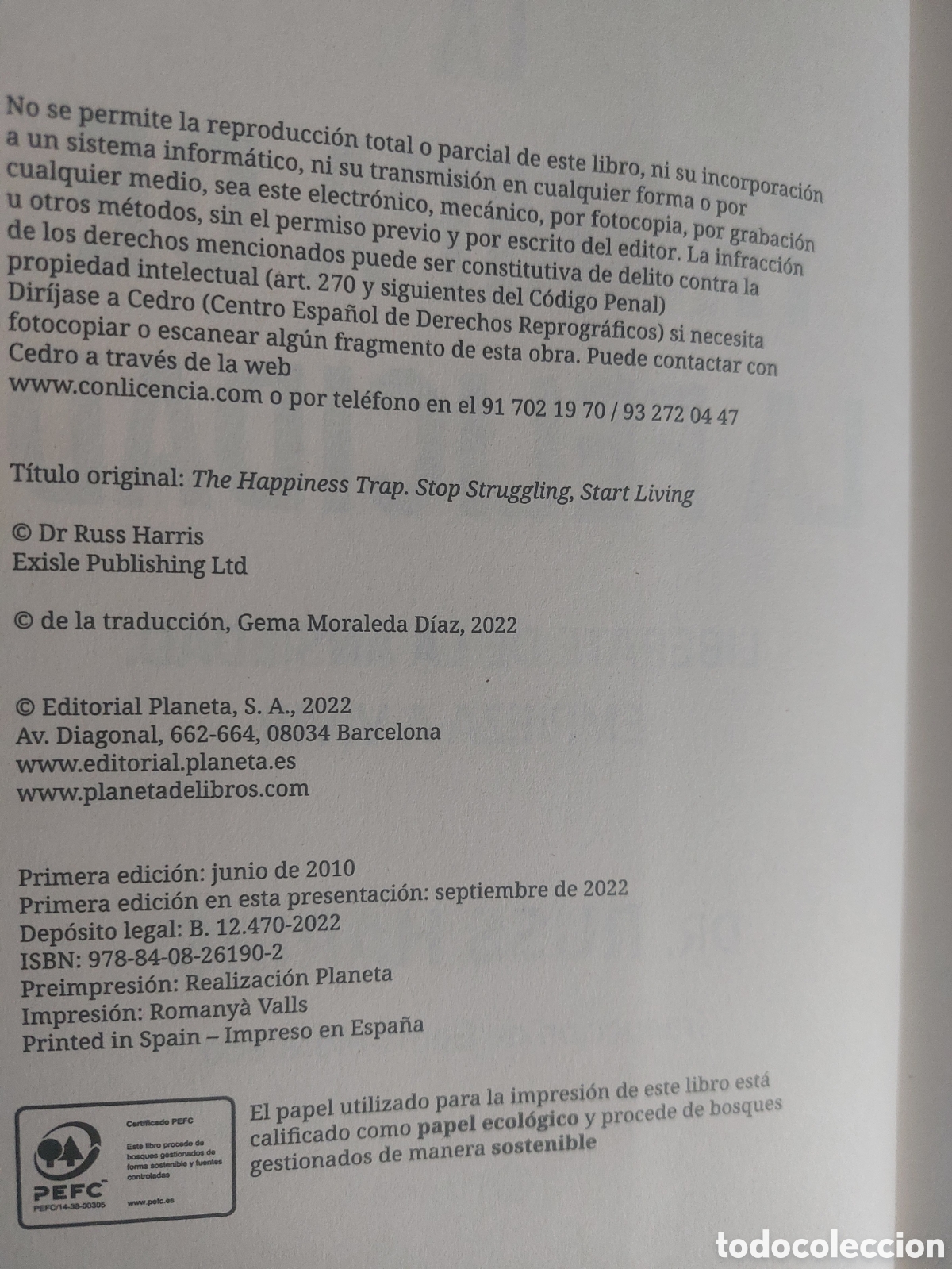 Libros: La trampa de la felicidad - Foto 2
