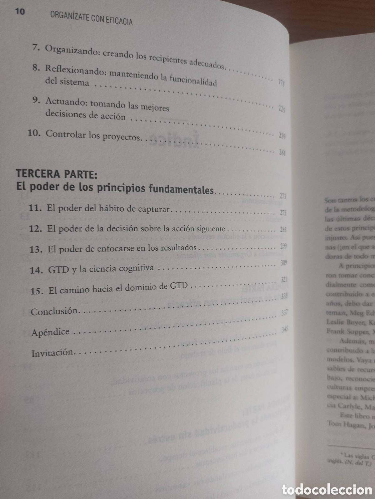 Libros: Organ&iacute;zate con eficacia. David Allen - Foto 3