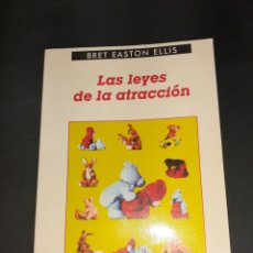 Libros: LAS LEYES DE LA ATRACCIÓN - BRET EASTON ELLIS. Lote 332260523