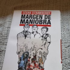 Libros: CESAR STRAWBERRY MARGEN DE MANIOBRA DEF CON DOS NOVELA. Lote 362352120
