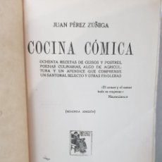 Libros: COCINA COMICA JUAN PEREZ RENACIMIENTO 1920. Lote 387915309