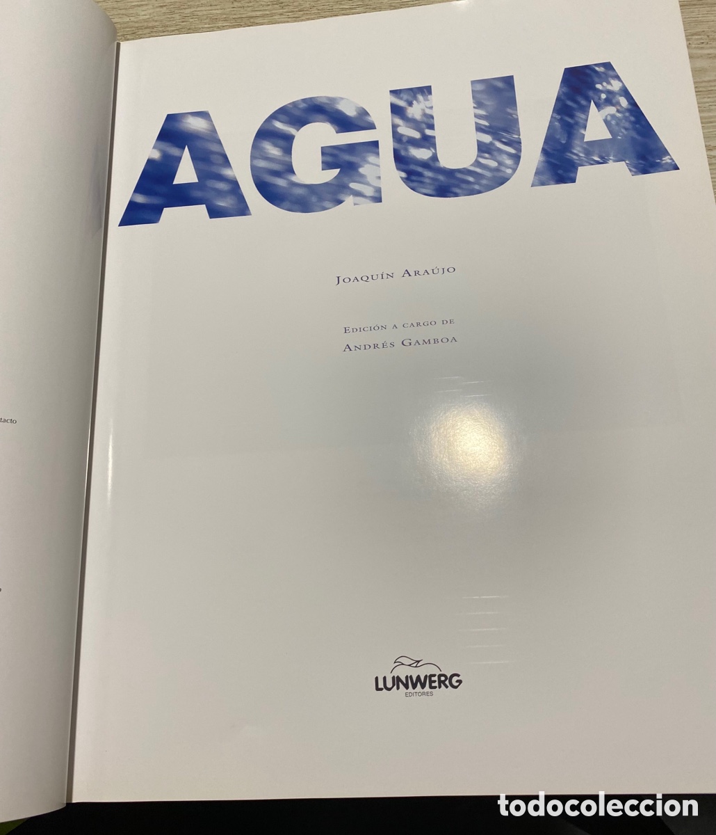 Libros: AGUA. libro de gran tama&ntilde;o - Foto 7