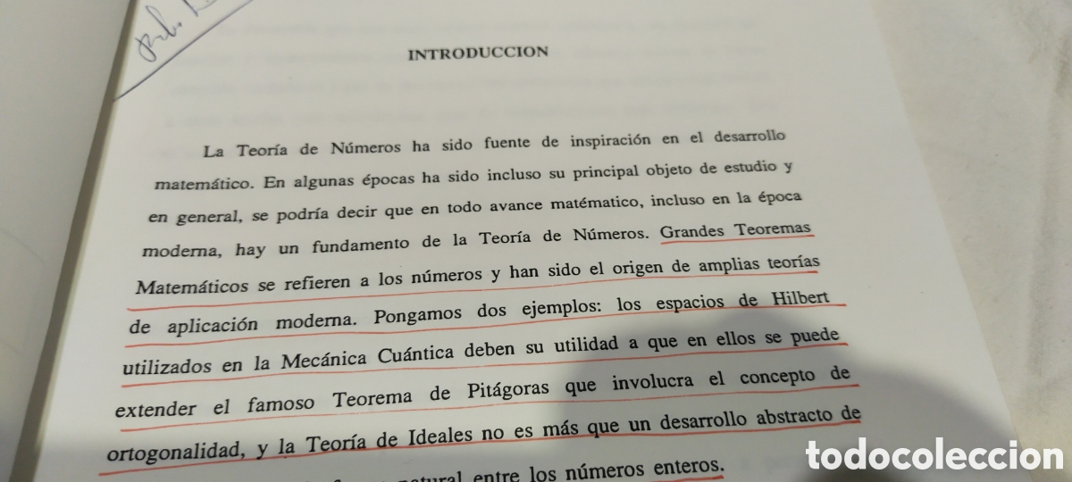 Libros: Teor&iacute;a elemental de n&uacute;meros matem&aacute;ticas - Foto 3