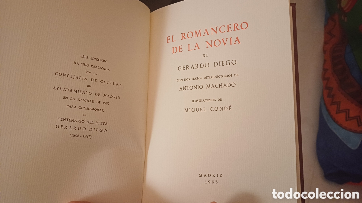 Libros: Gerardo Diego: &rdquo;El Romancero de la Novia&rdquo; - Foto 2