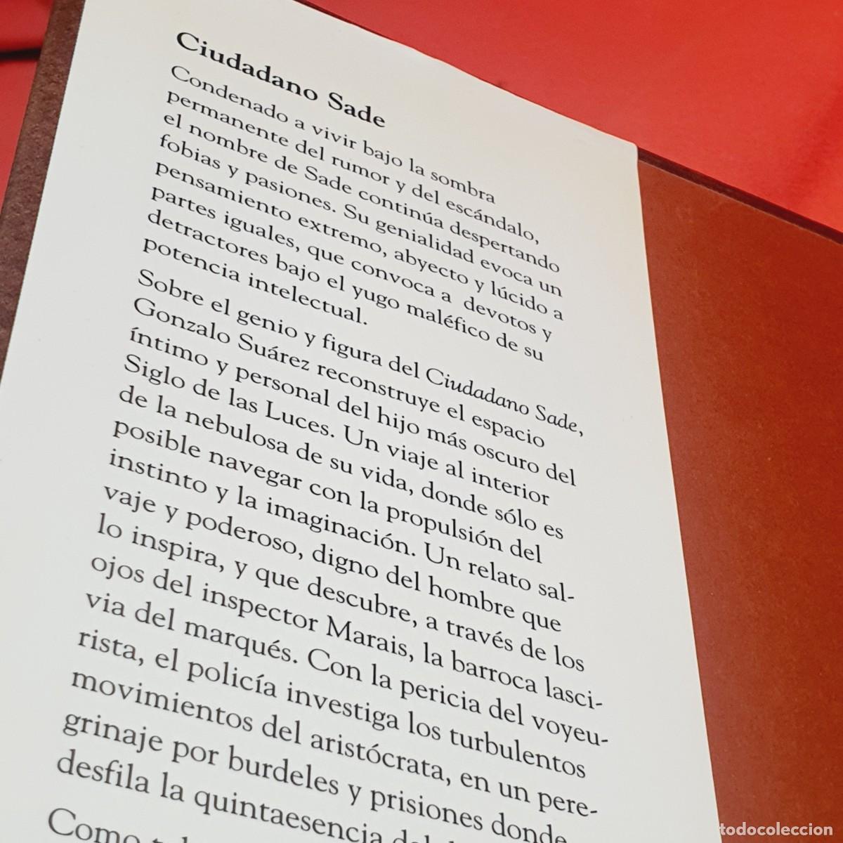 Libros: Libro-CIUDADANO SADE-GONZALO SUAREZ- - Foto 6
