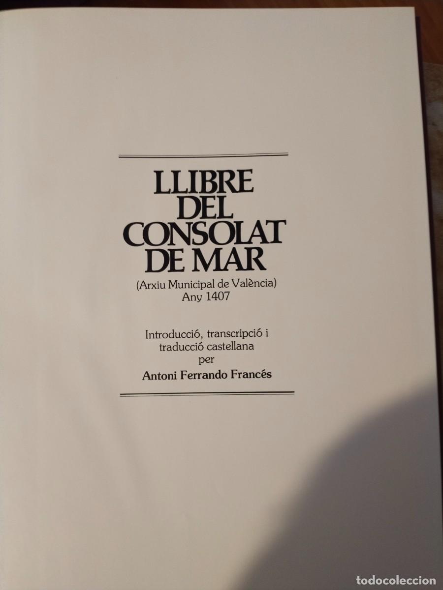 Libros: Llibre del Consulat del Mar - Foto 1