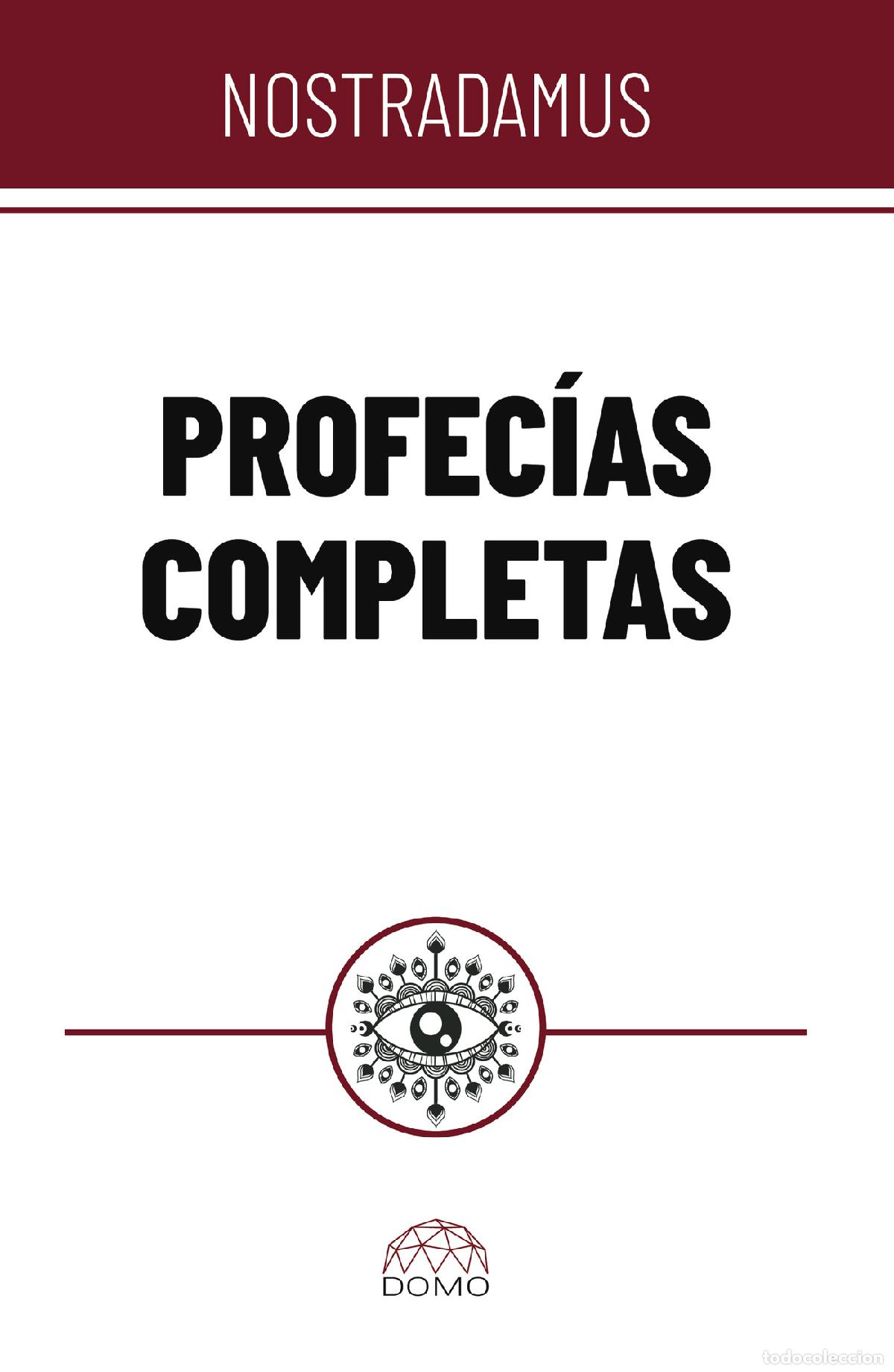 Libros: Profec&iacute;as completas - Nostradamus - - Foto 1