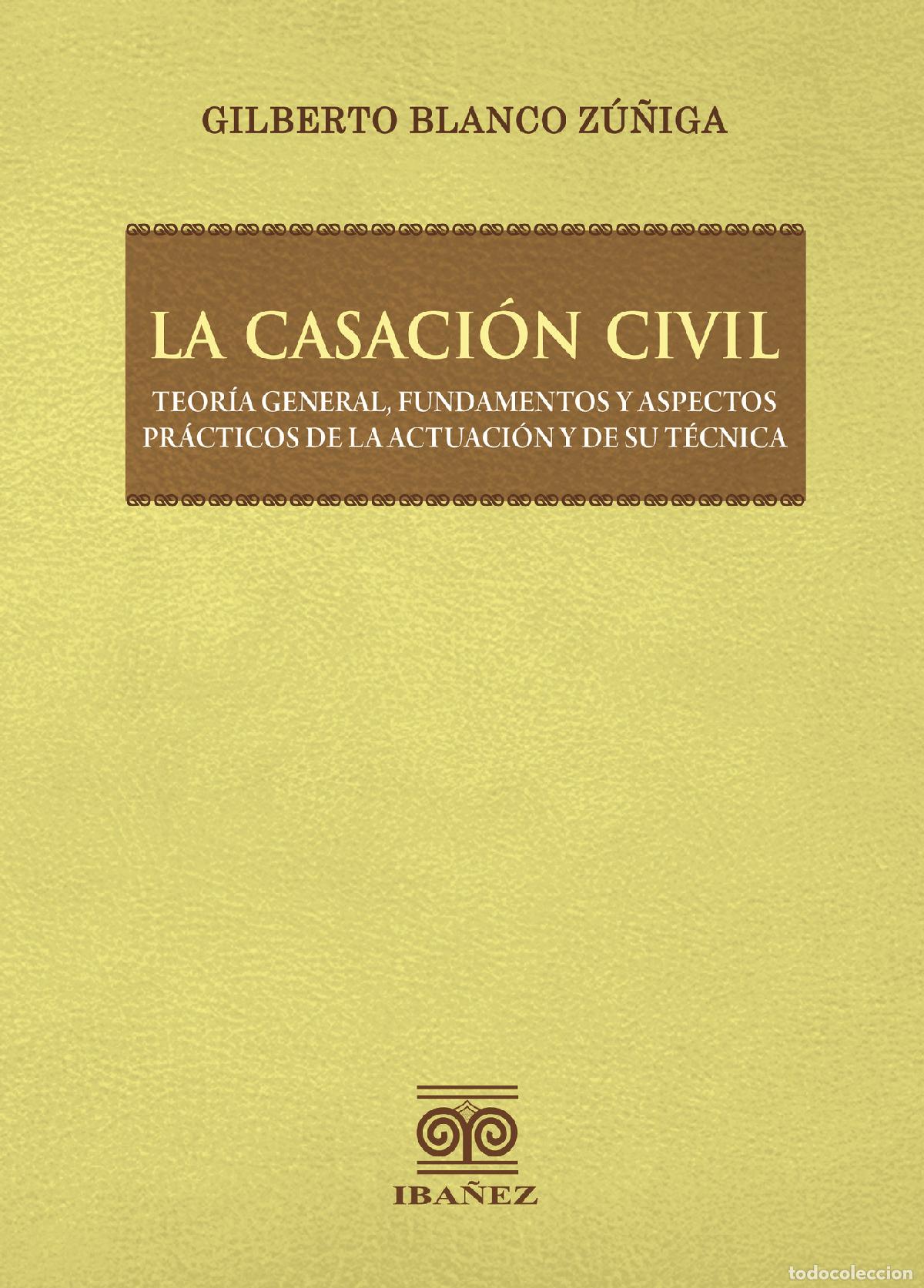 Libri: La casaci&oacute;n civil - Teor&iacute;a general, fundamentos y aspectos pr&aacute;cticos de la actuaci&oacute;n y de su t&eacute;cnica
