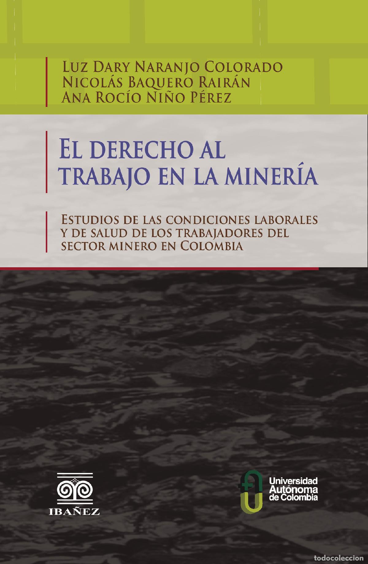 Libros: El derecho al trabajo en la miner&iacute;a - Estudios de las condiciones laborales y de salud de los trabaj