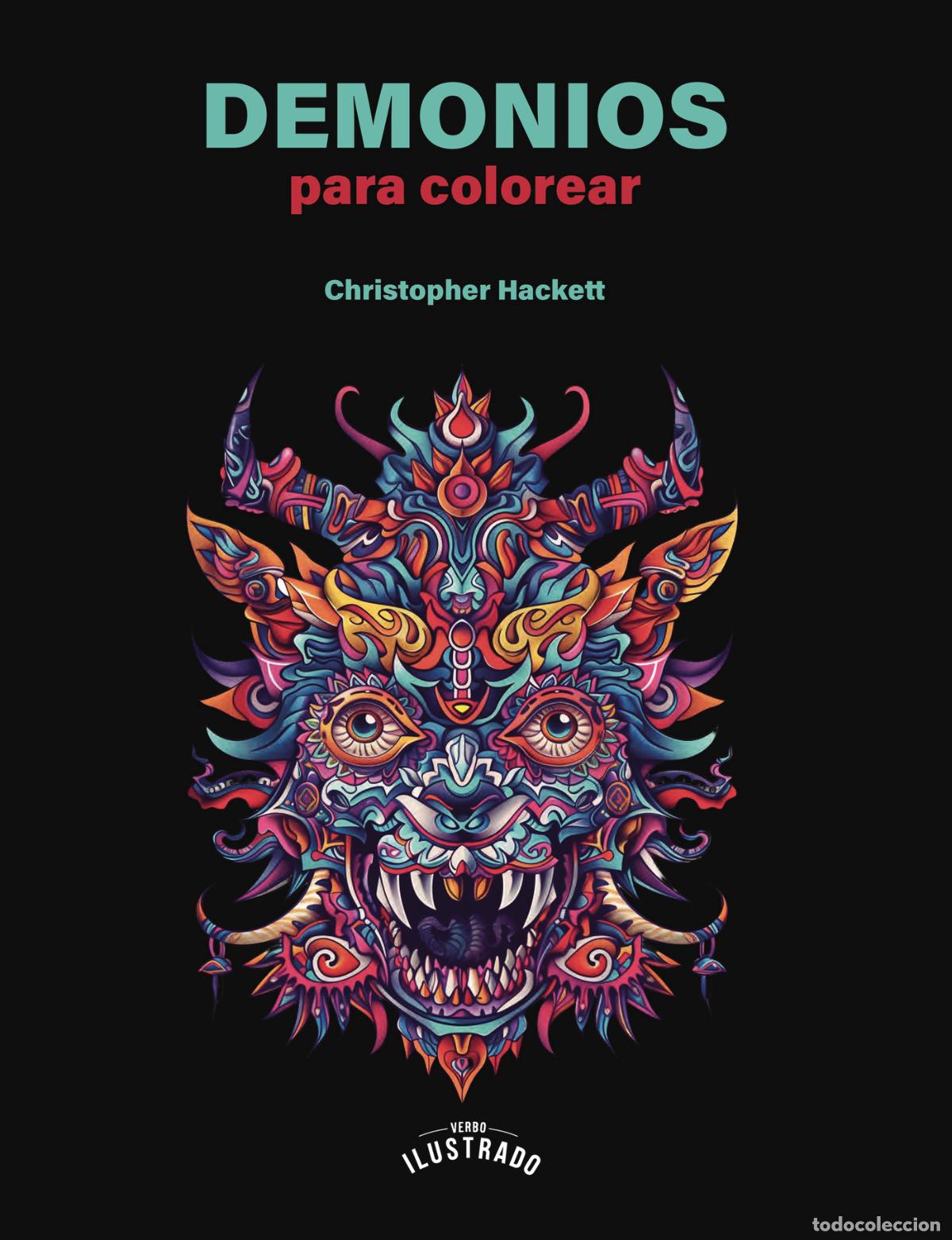 Libros: Demonios para colorear - Christopher Hackett - Foto 1
