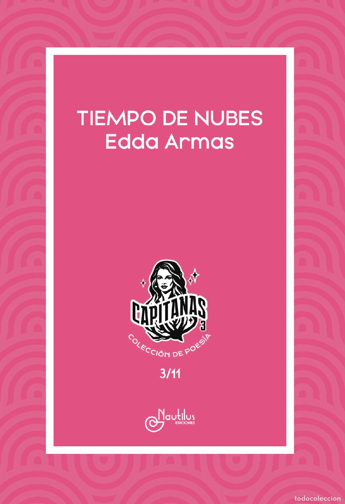 Libros: TIEMPO DE NUBES - Colecci&oacute;n Capitanas - Edda Armas - Foto 1
