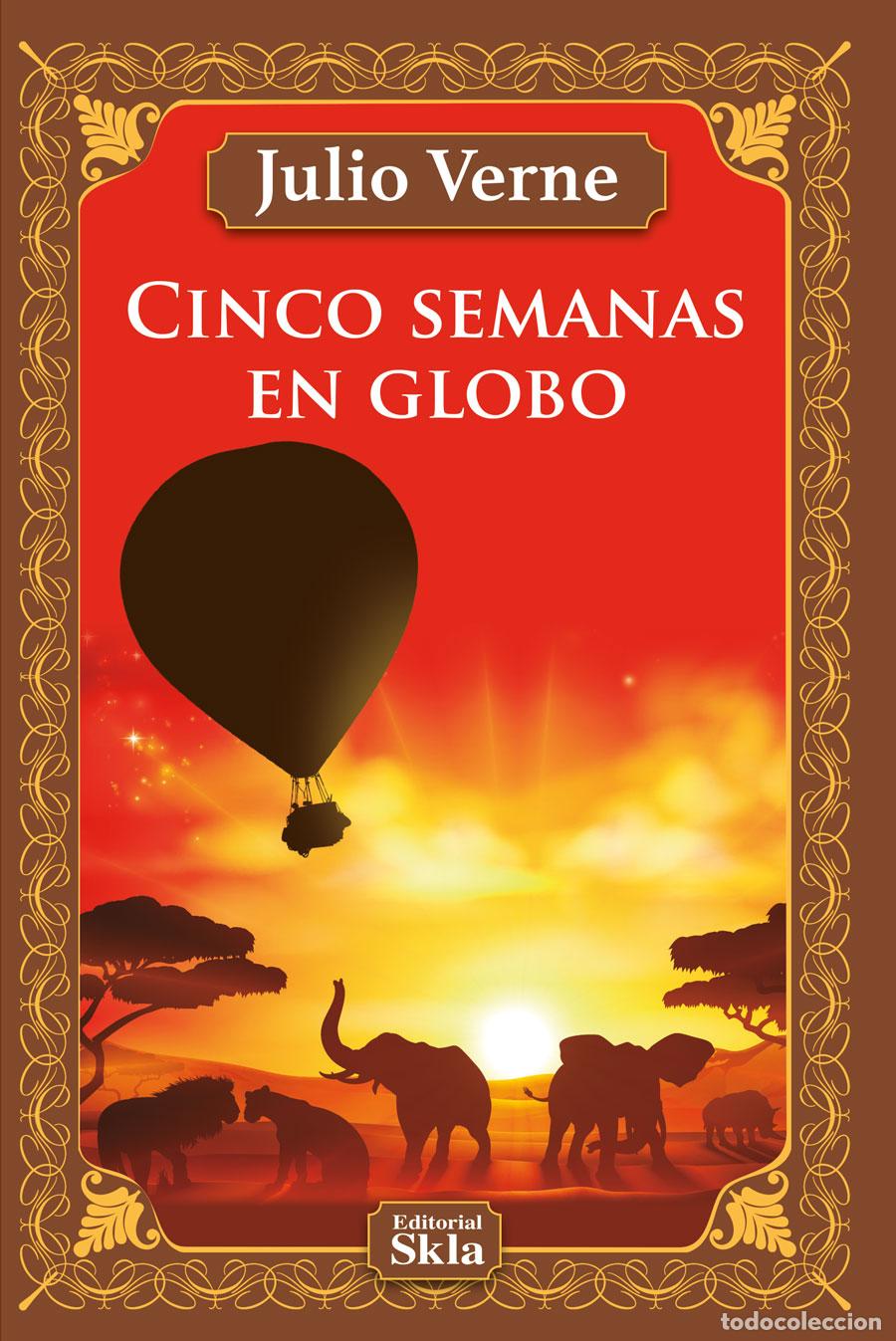 Libros: Cinco semanas en globo - Julio Verne - Foto 1