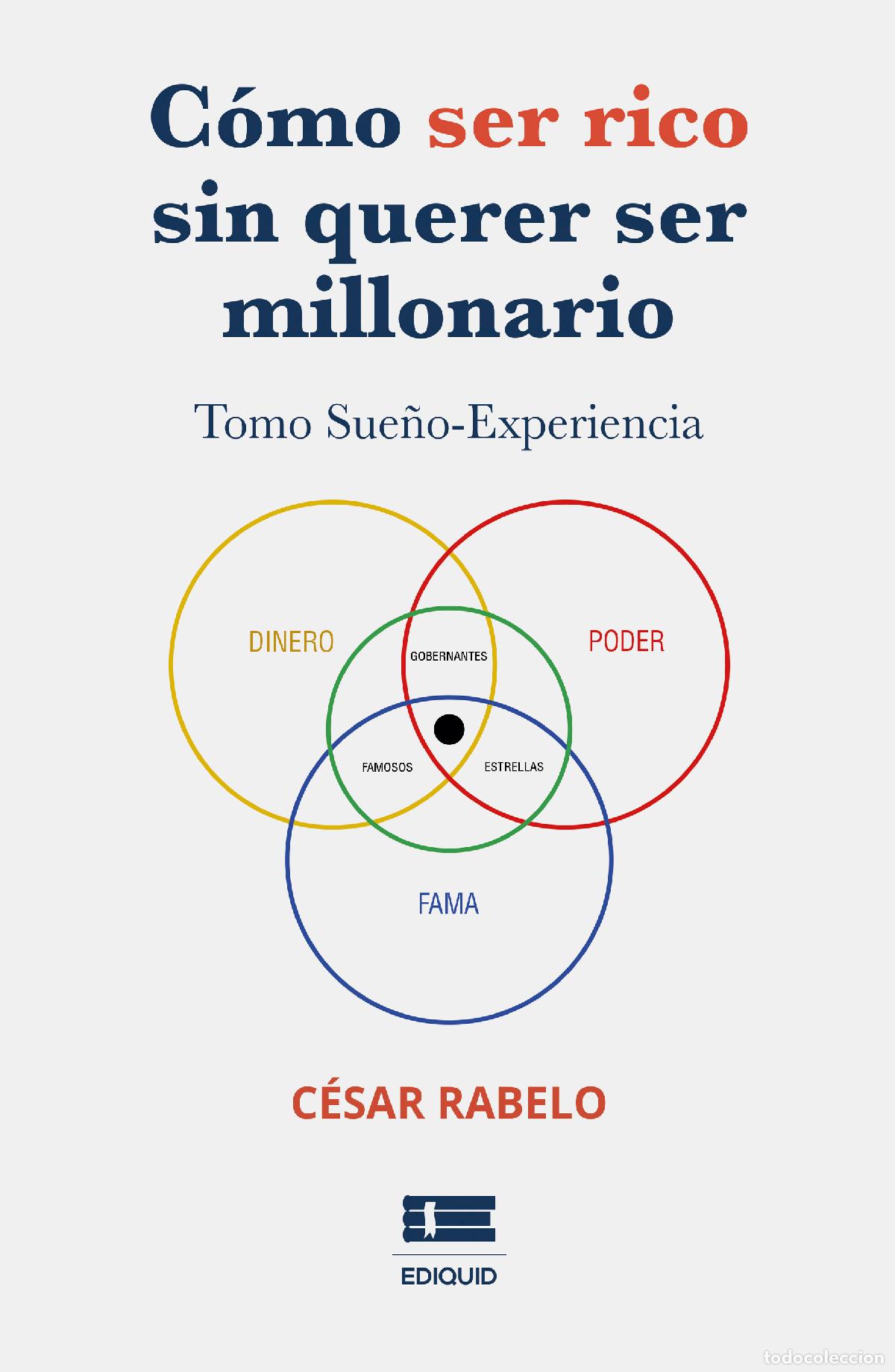 B&uuml;cher: C&oacute;mo ser rico sin querer ser millonario - Tomo Sue&ntilde;o-Experiencia - C&eacute;sar Rabelo