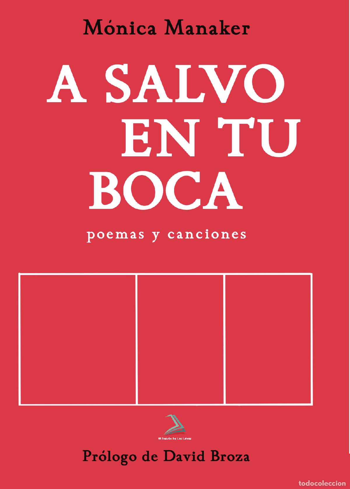 books: A salvo en tu boca - Poemas y canciones - M&oacute;nica Manaker