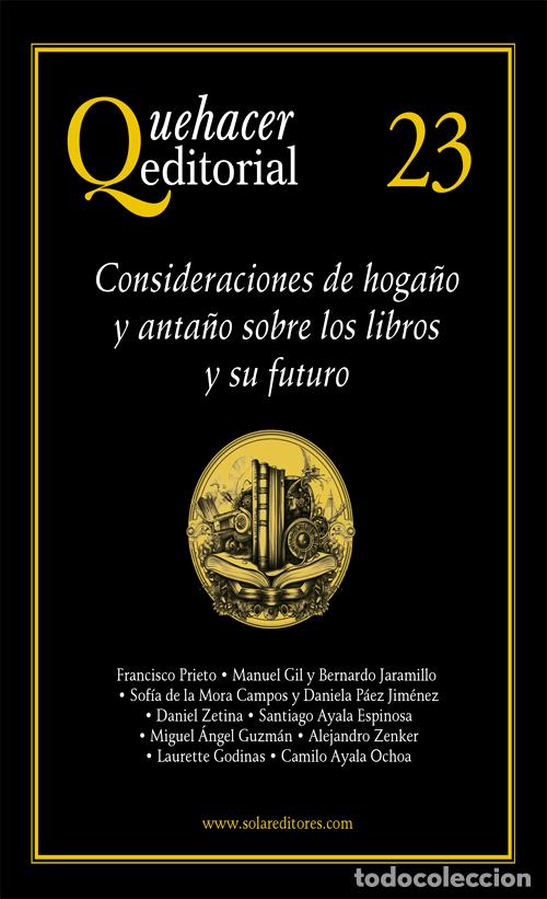 Libri: Quehacer editorial 23 - Alejandro Zenker