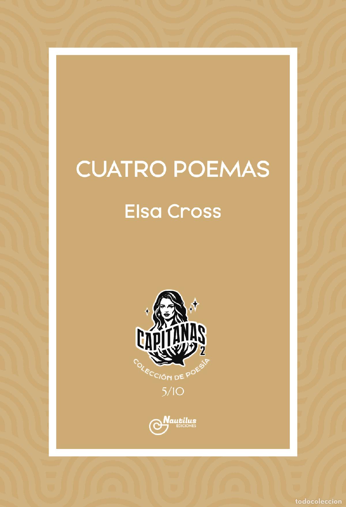 Libros: CUATRO POEMAS - Elsa Cross - Foto 1