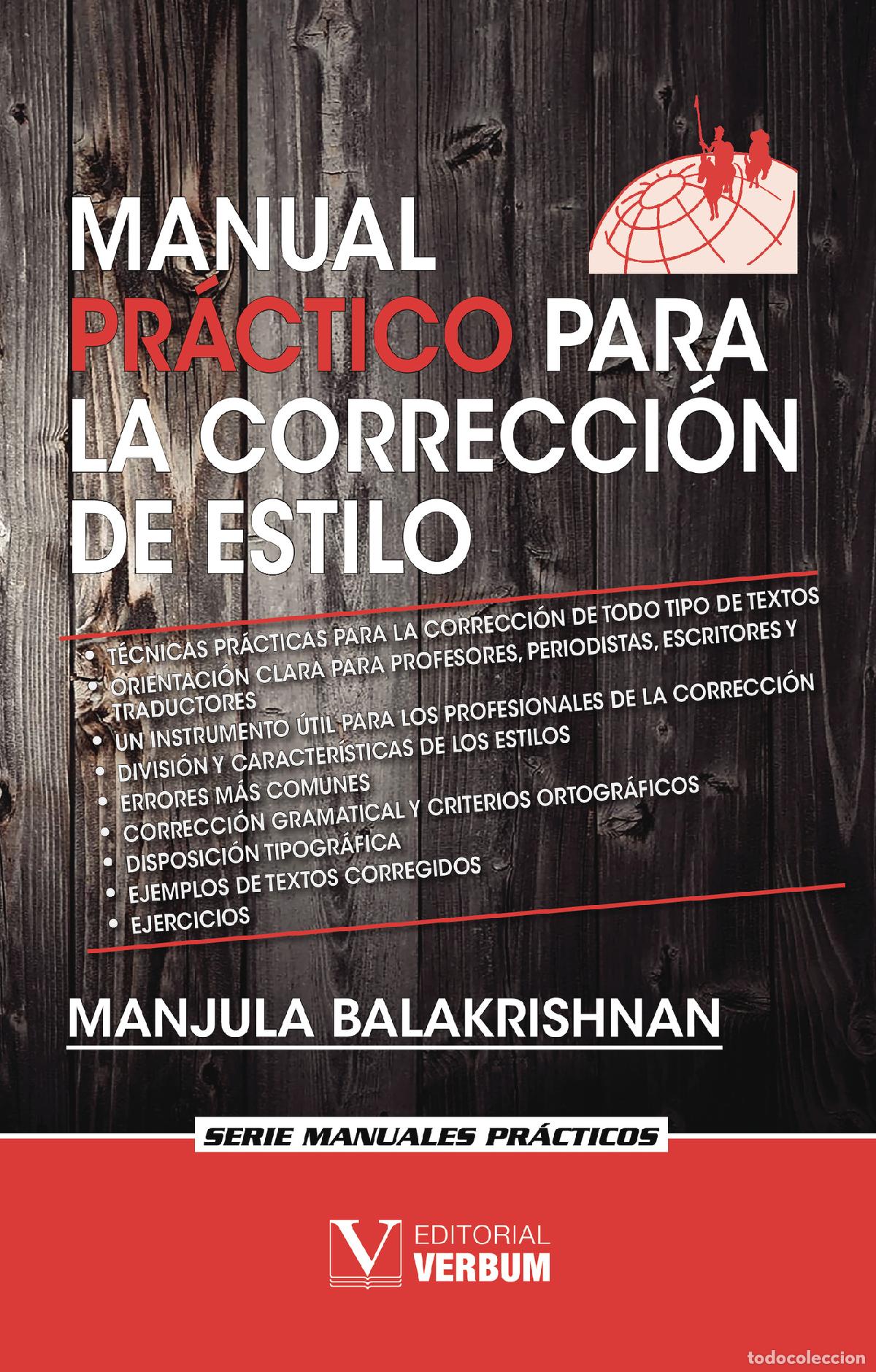 Libros: Manual pr&aacute;ctico para la correcci&oacute;n de estilo - Manjula Balakrishnan - Foto 1