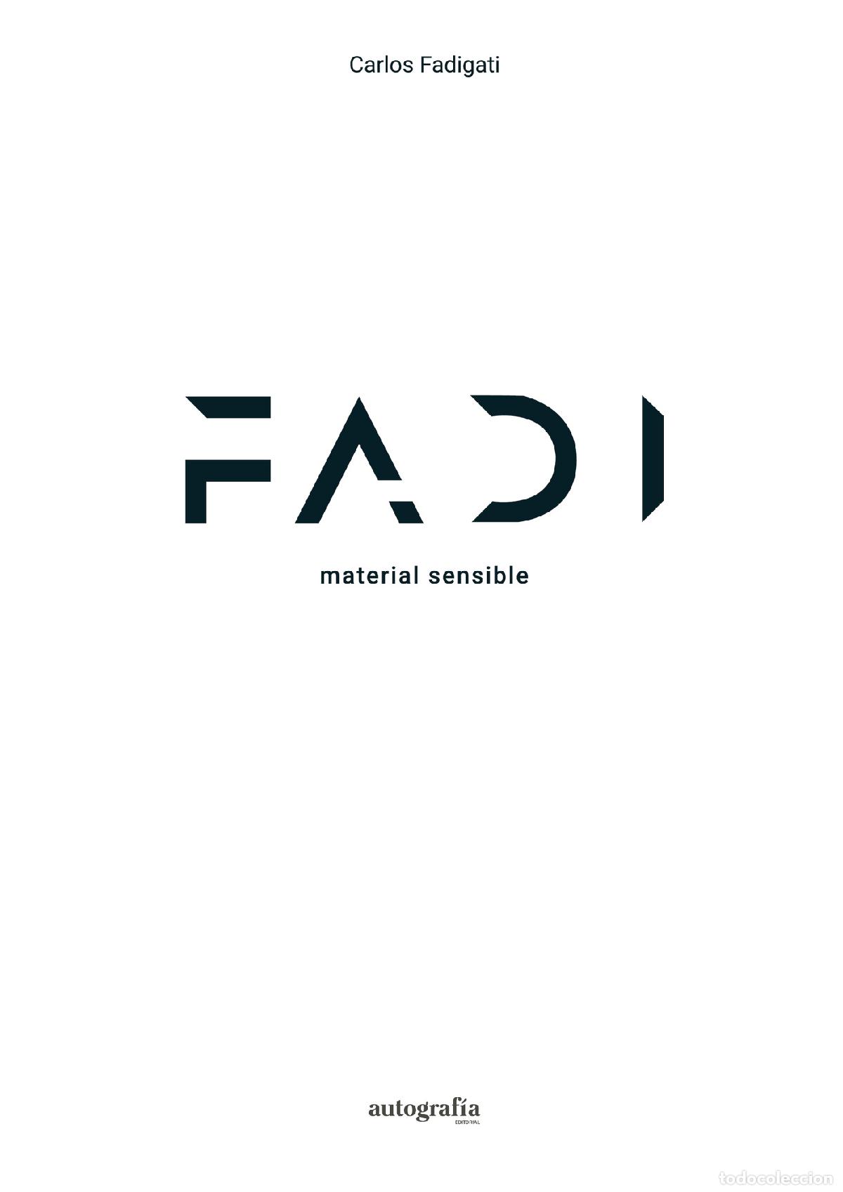Libros: Material sensible - Carlos Fadigati - Foto 1