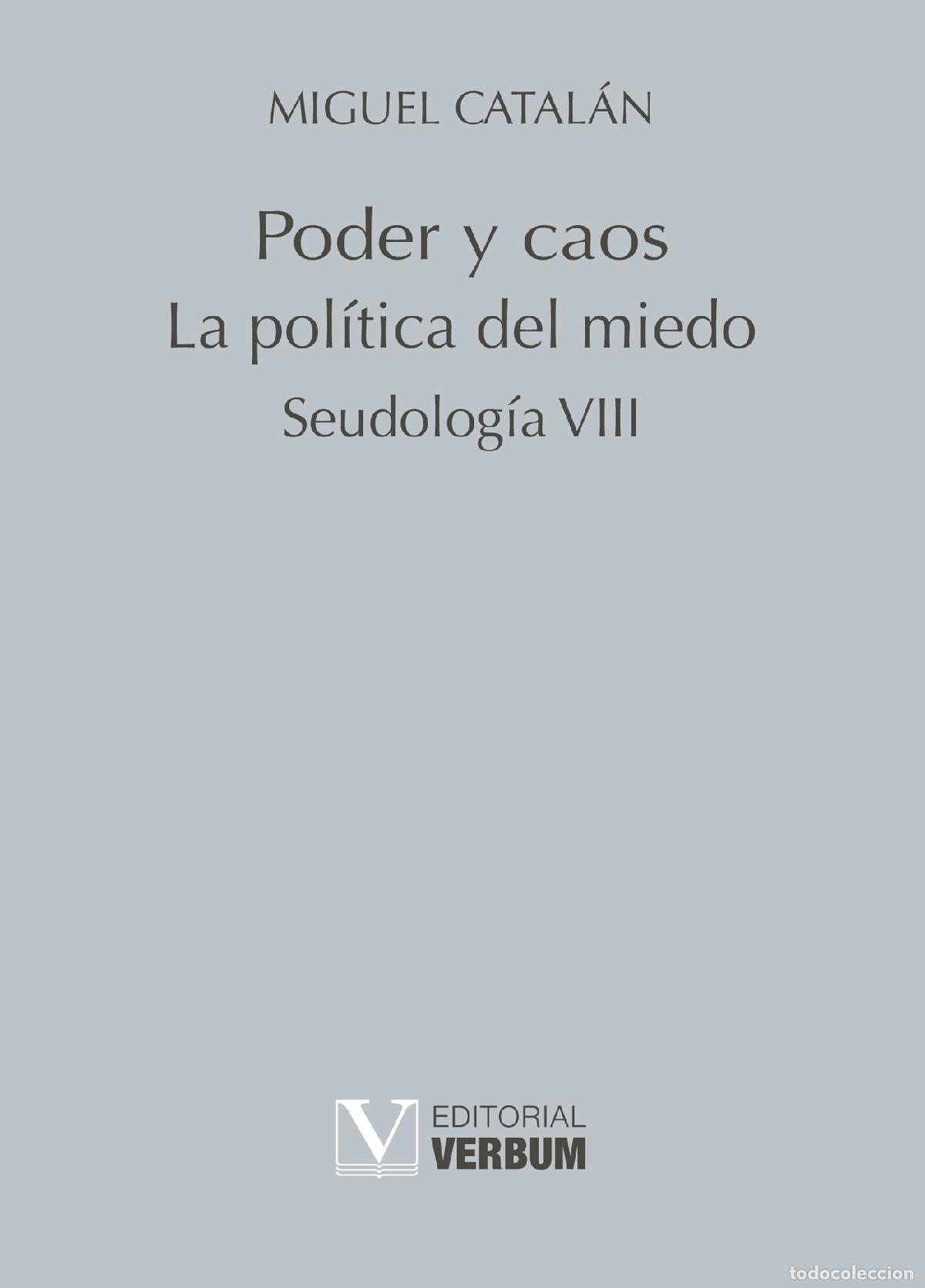 Libros: Poder y caos - Miguel Catal&aacute;n - Foto 1