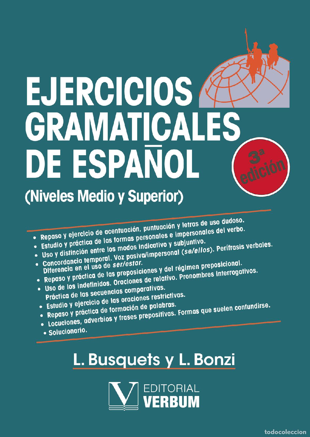 Libros: Ejercicios gramaticales de espa&ntilde;ol - Loreto Busquets - Foto 1