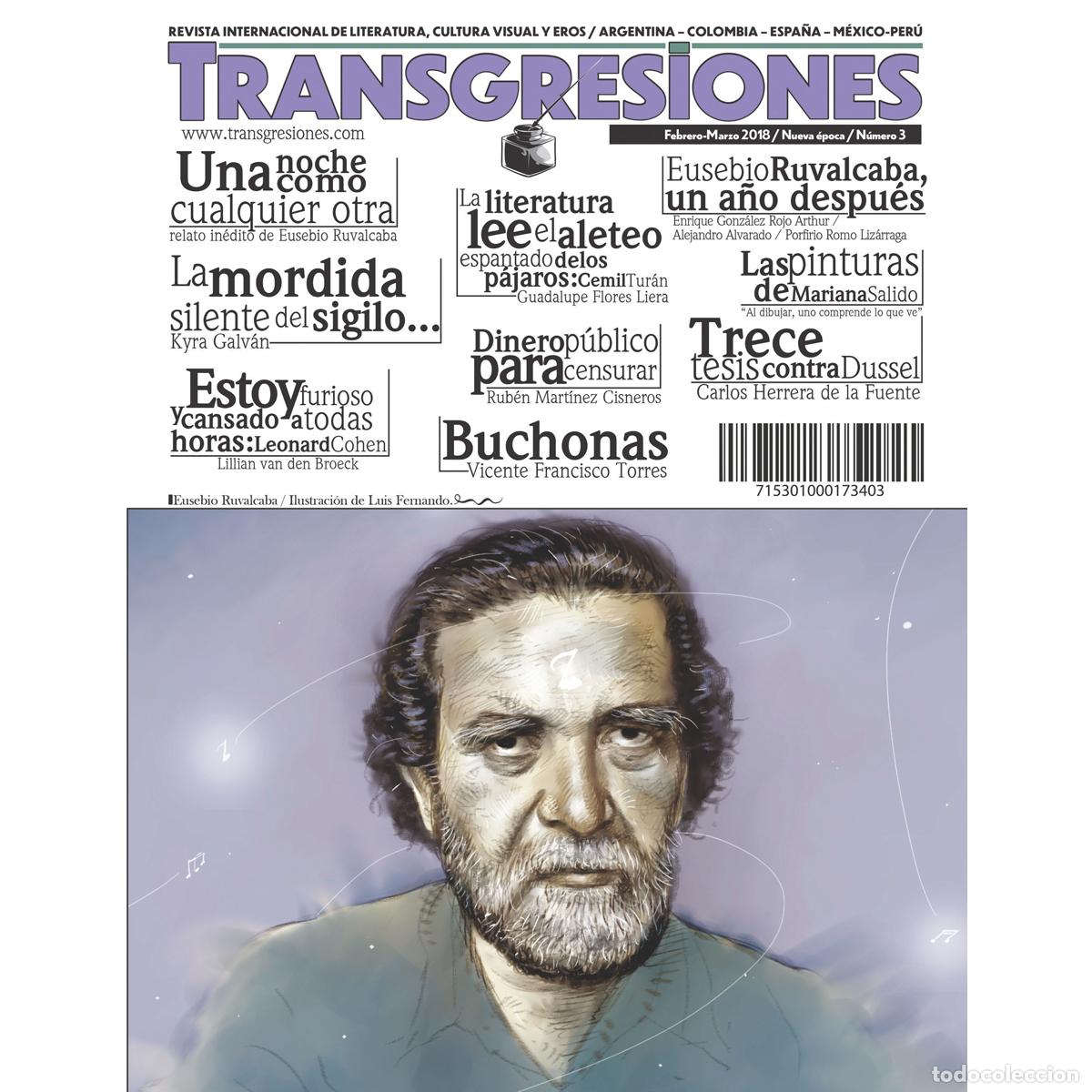 Libri: Transgresiones 3 - Revista internacional de literatura y cultura visual - Alejandro Zenker