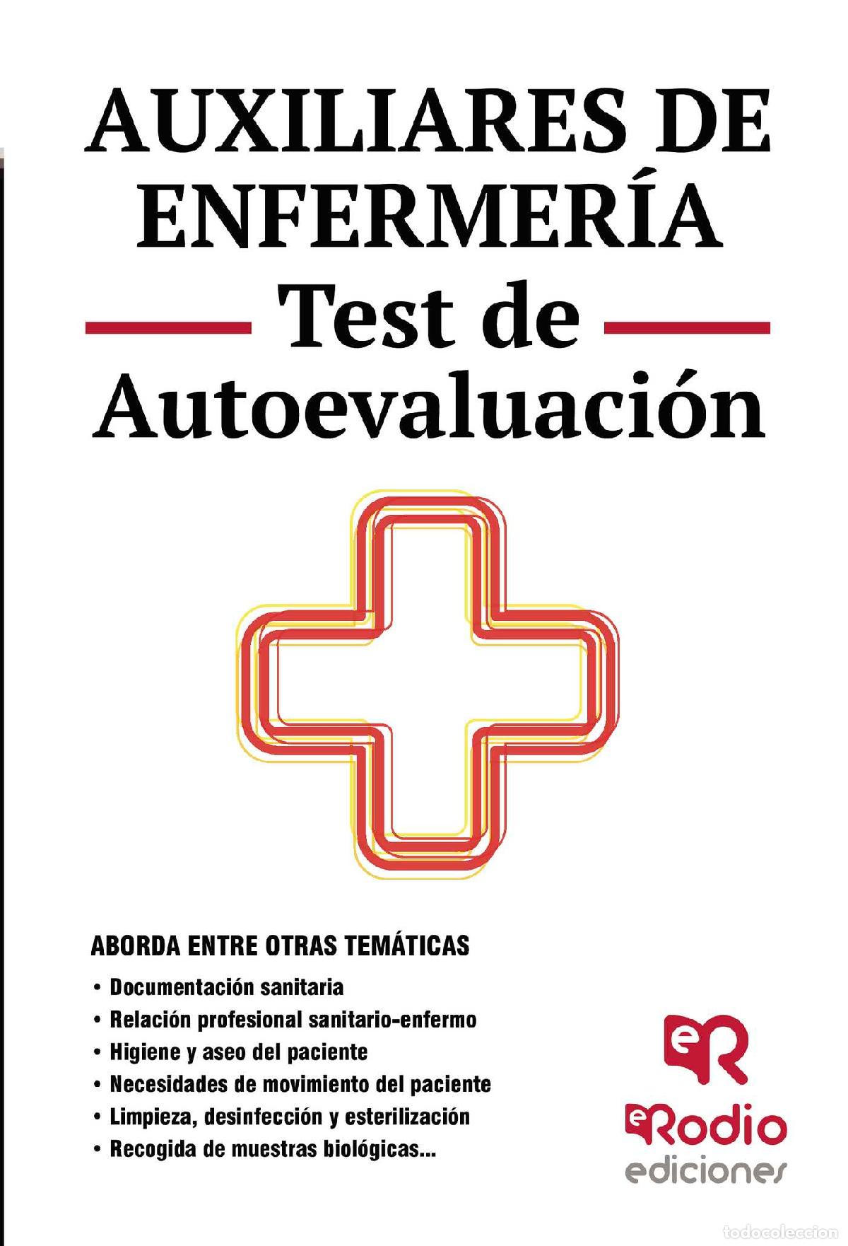 Livros: Auxiliares de Enfermer&iacute;a TCAE. M&aacute;s de 2.500 preguntas tipo test. Servicios de Salud. Competencias Sa