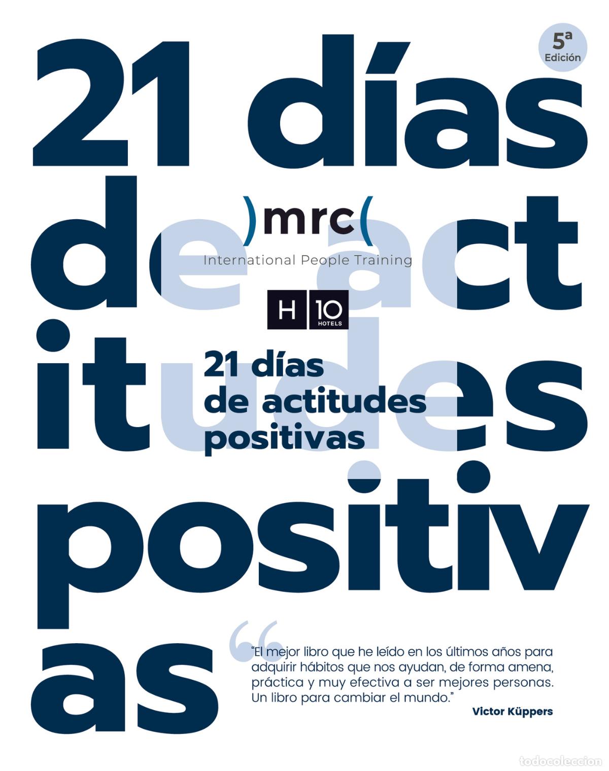 Libros: 21 d&iacute;as de actitudes positivas - MRC International People Training