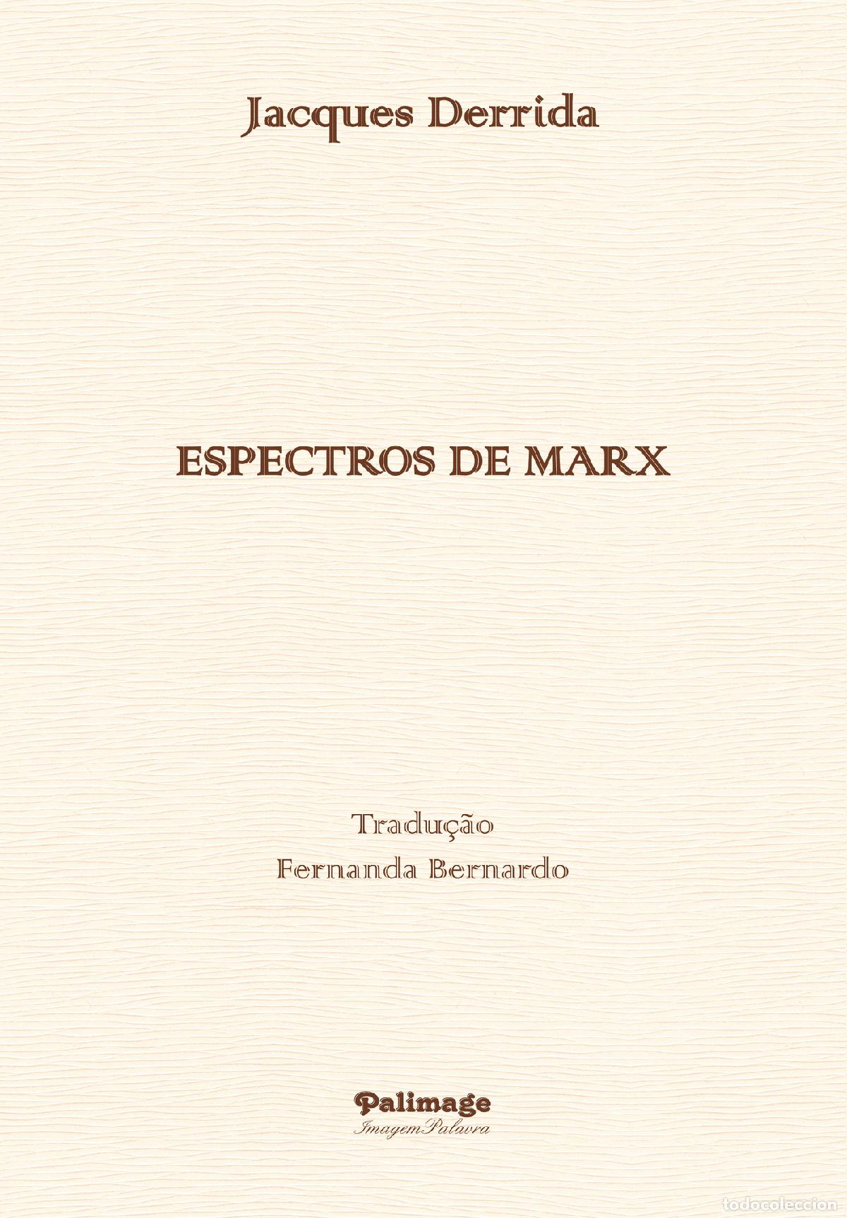 Libros: Espectros de Marx - Jacques Derrida - Foto 1