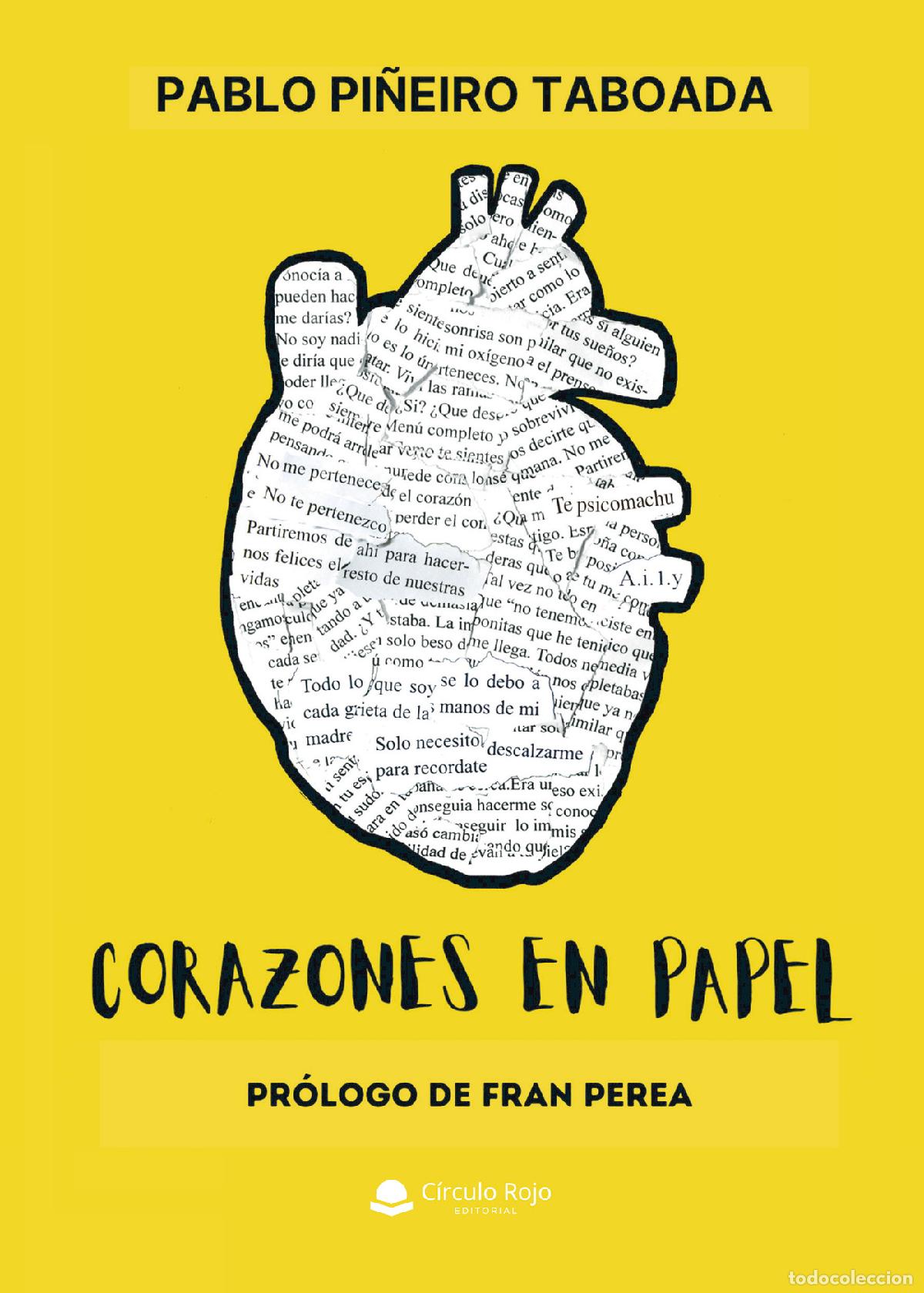 Libros: Corazones en papel - Pablo Pi&ntilde;eiro Taboada
