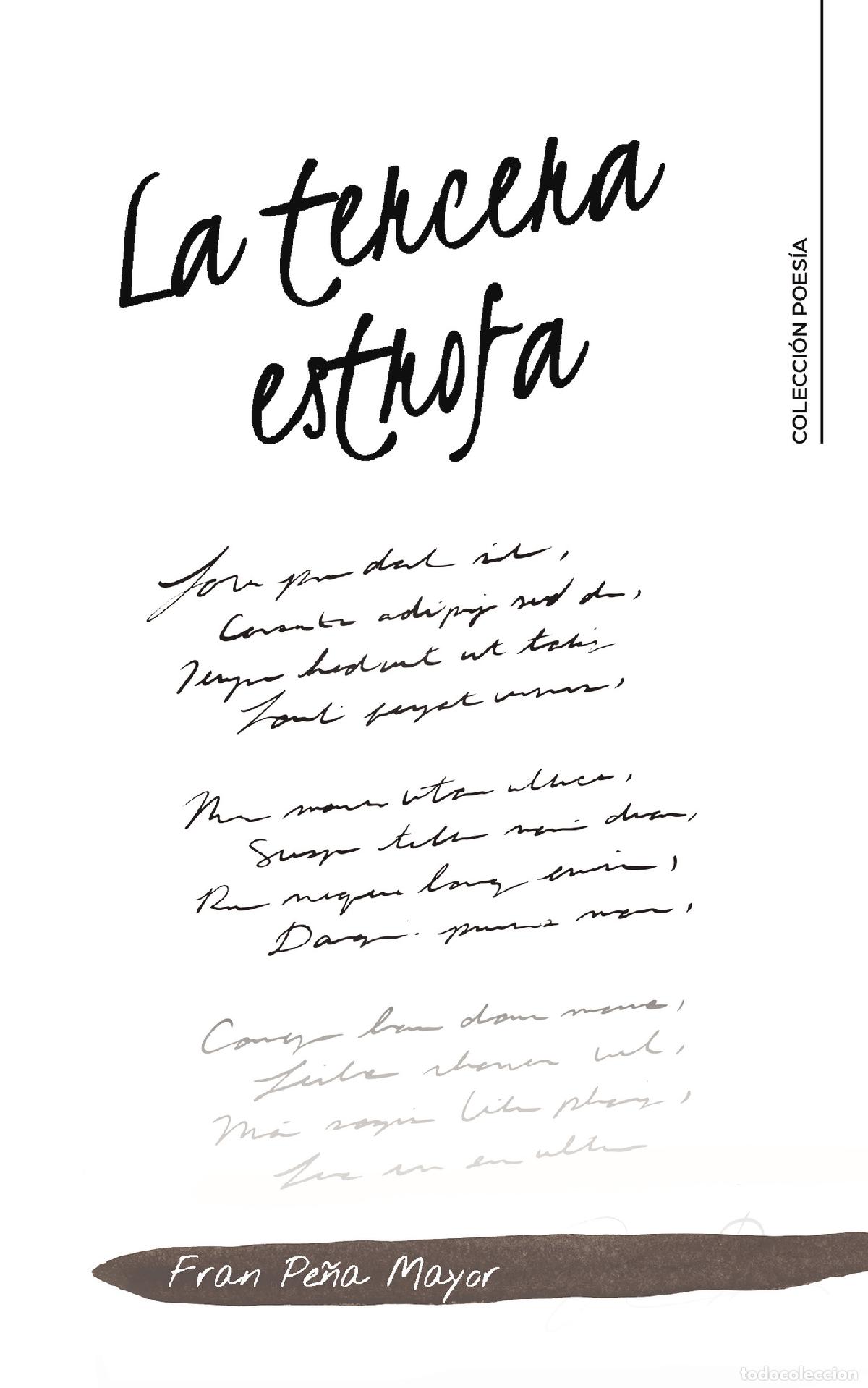 Libros: La tercera estrofa - Fran Pe&ntilde;a Mayor - Foto 1