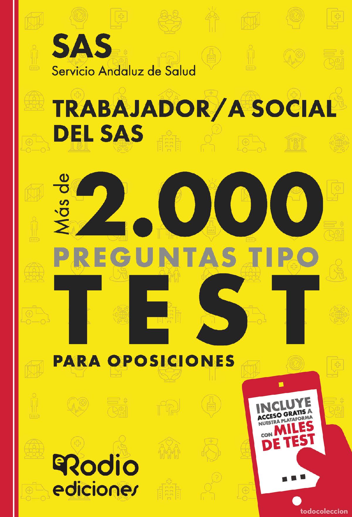 B&uuml;cher: Trabajador/a Social del SAS. M&aacute;s de 2.000 preguntas tipo test para oposiciones - Servicio Andaluz de
