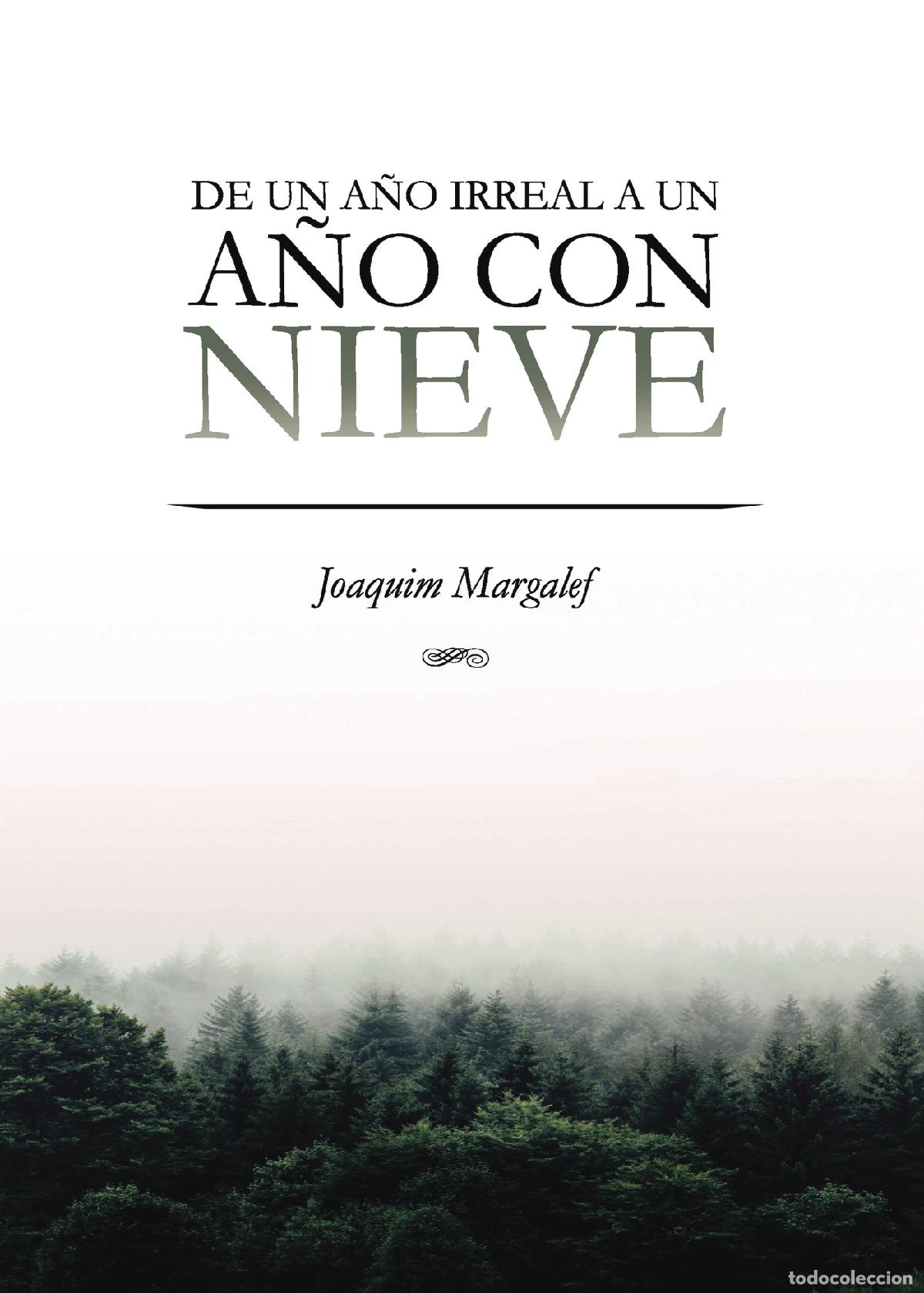 Libros: De un a&ntilde;o irreal o un a&ntilde;o con nieve - Joaquim Margalef Llebaria