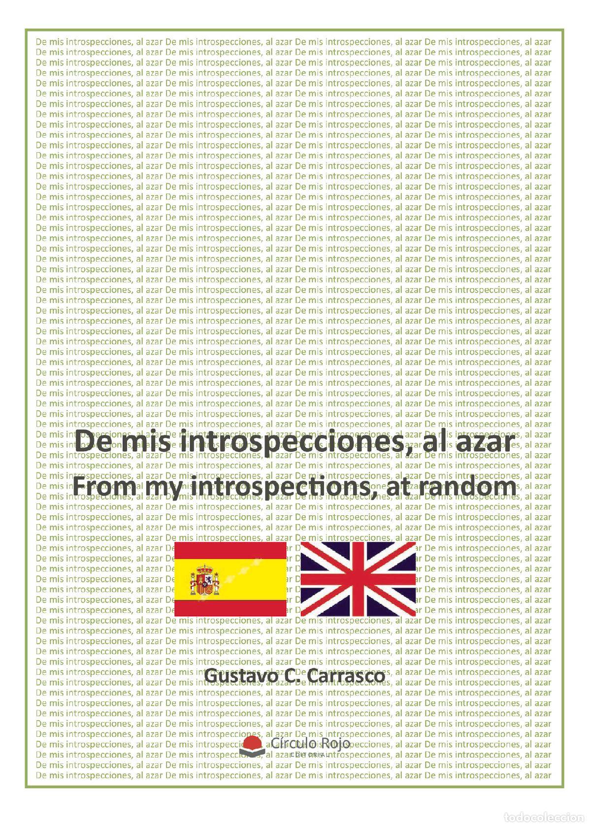 books: De mis introspecciones, al azar - Gustavo Carrasco Arribas