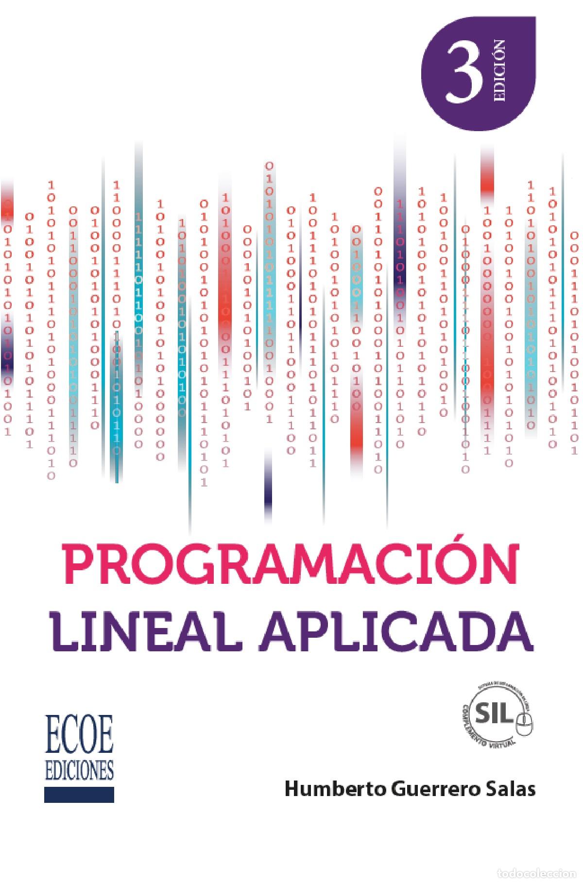 Libri: Programaci&oacute;n lineal aplicada - Humberto Guerrero Salas