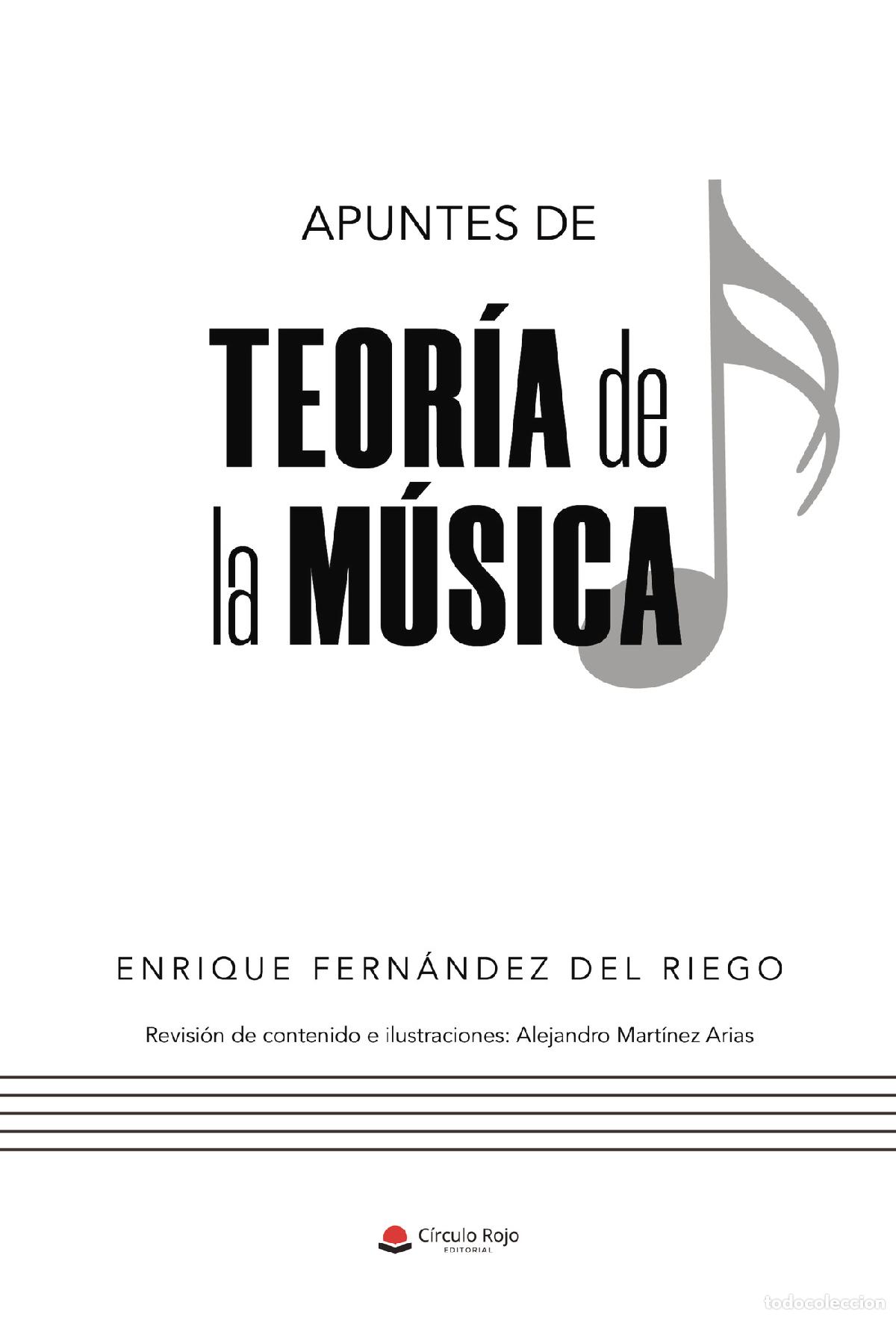 Livres: Apuntes de Teor&iacute;a de la M&uacute;sica - Enrique Fern&aacute;ndez del Riego
