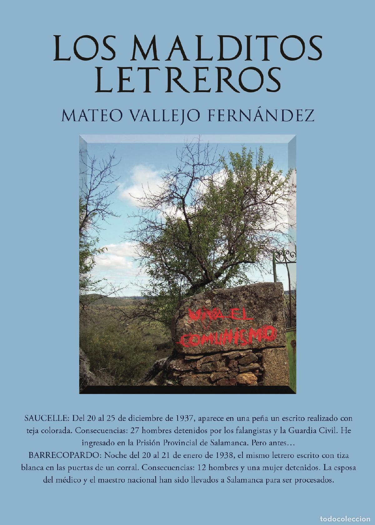 Libros: Los malditos letreros - Mateo Vallejo Fern&aacute;ndez